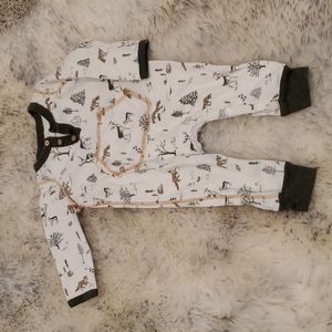 Forest animal onsie